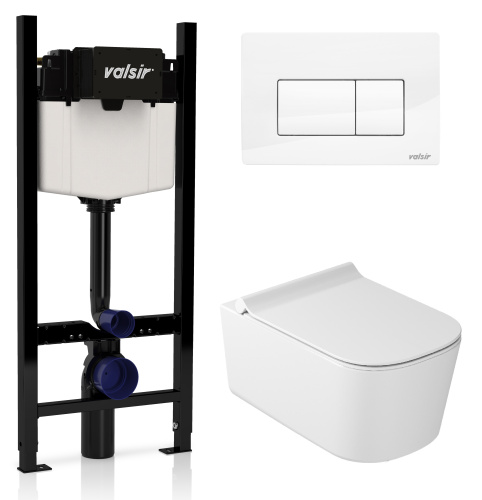 Комплект унитаза с инсталляцией VALSIR KIT VSWG 5486 Slim